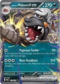 Arvens Mabosstiff ex - 139/182 - Double Rare - Destined Rivals